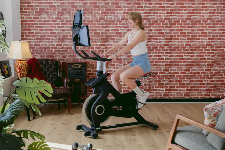 Sole SB1200 Training Cycle Spin Bike Entertainment