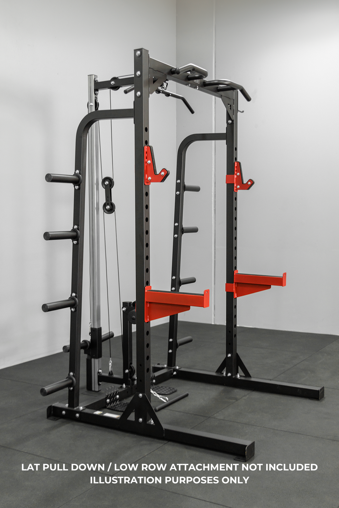 Pro Hr 600 Half Rack Review Fitness Gear Squat Rack Attachments