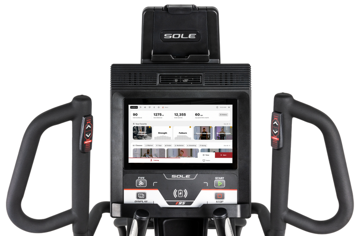 Sole E95 Elliptical Cross Trainer Entertainment