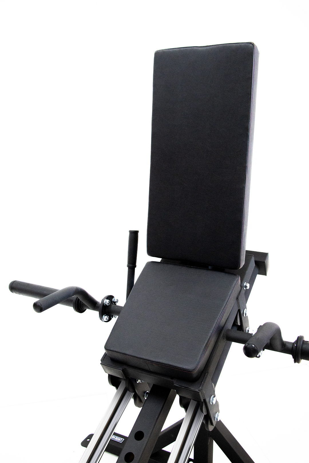 black foam seat on standing leg press