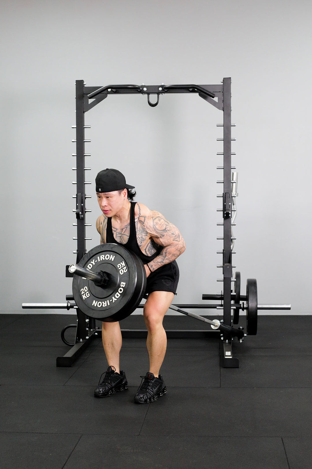 Body Iron Smith Machine Half Rack Set – World Fitness