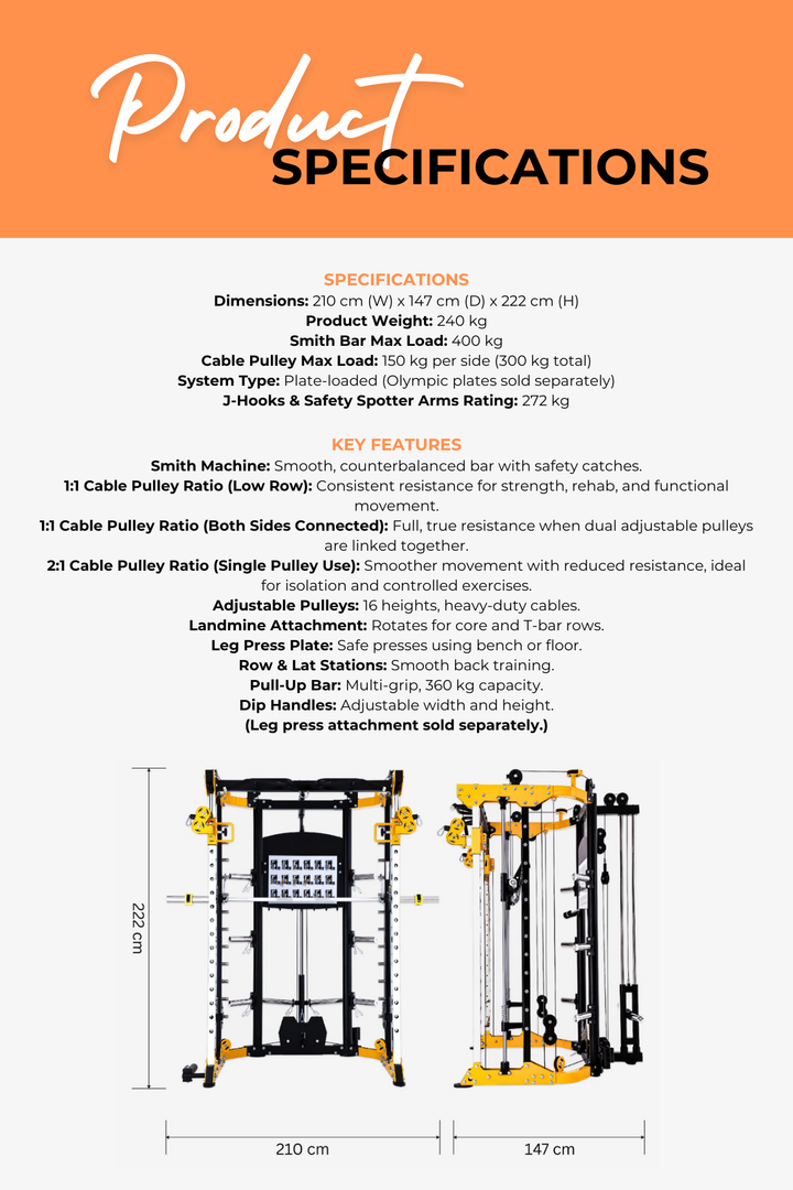 Body Iron Studio FTS150 All In One Trainer