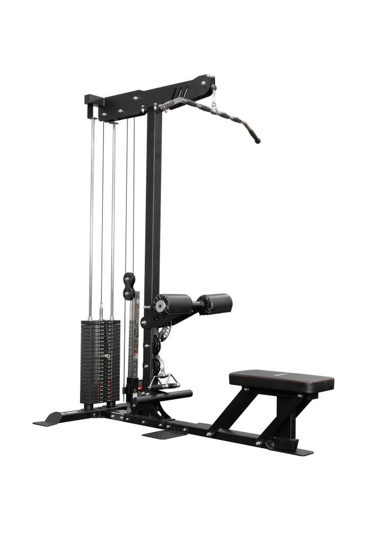 BodyIron® Commercial Lat Pulldown & Seated Row Machine – 110kg