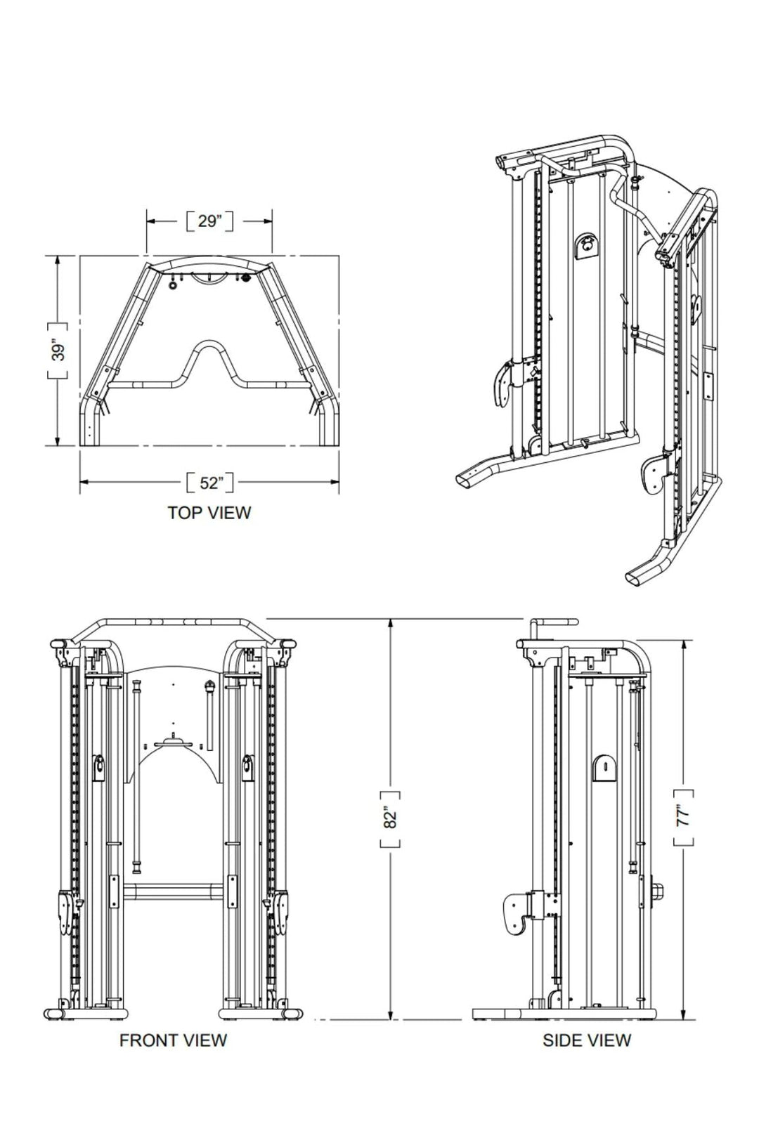 Bodycraft Commercial Functional Trainer PFT