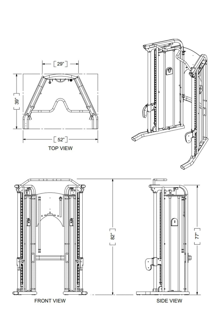 Bodycraft Commercial Functional Trainer PFT