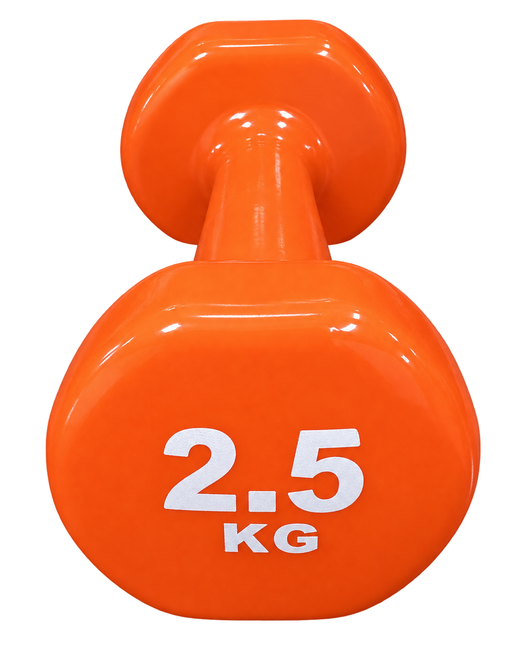 Vinyl Dumbbell 2.5 kg Orange (2 Qty)