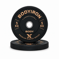 BodyIron® X 5kg Premium Bumper Plate Pair