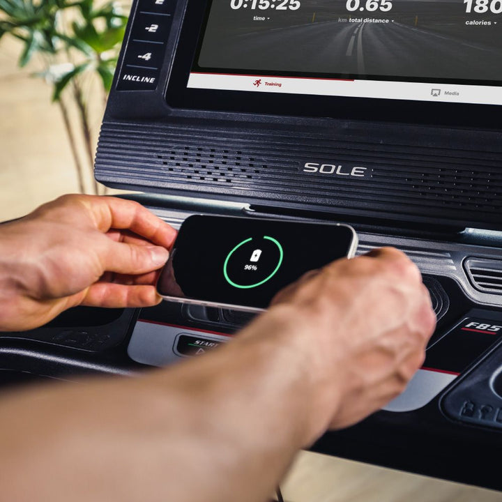 Sole F85 Entertainment Smart Folding Treadmill