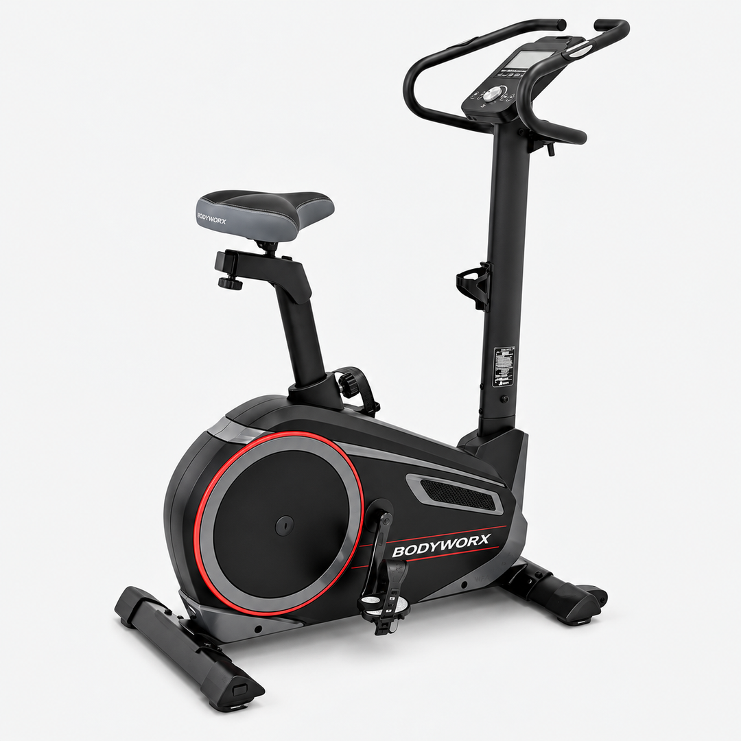 BodyWorx ABX510BT Programmable Exercise Bike – 32 Level Auto Tension