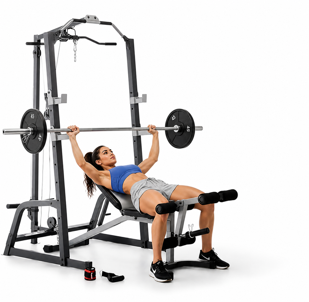Marcy MPM5108 Deluxe Bench & Rack Combo