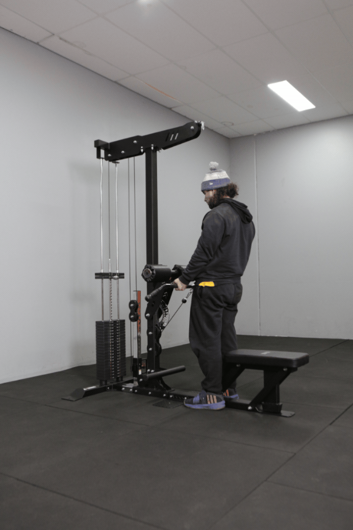 BodyIron® Commercial Lat Pull Down + FUNCTIONAL TRAINER FTB90 Combo