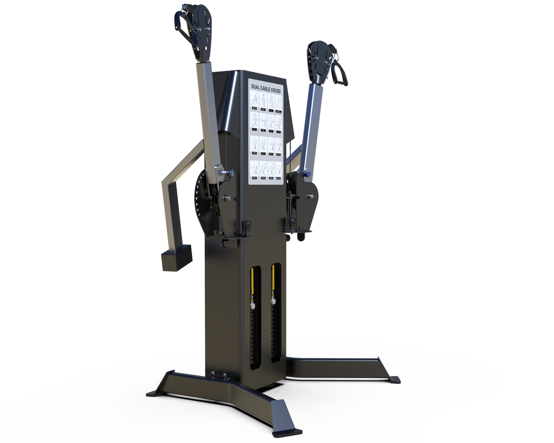 Body Iron Commercial Pro Dual Cable Cross – World Fitness