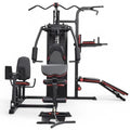 BodyIron® Multi Station Home Gym With Leg Press BHG7000 + Power Tower + Ab Bench