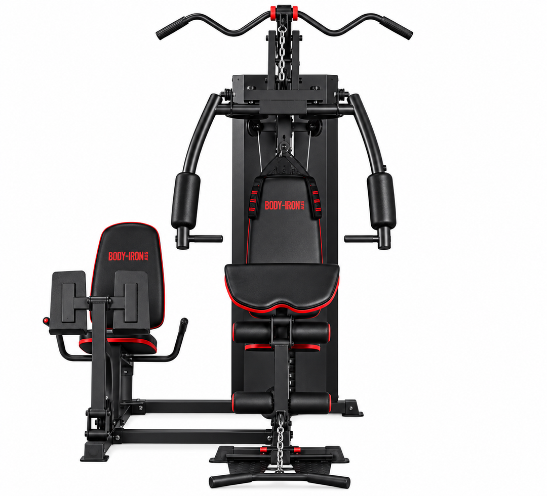 BodyIron® Multi Station Home Gym With Leg Press BHG6000