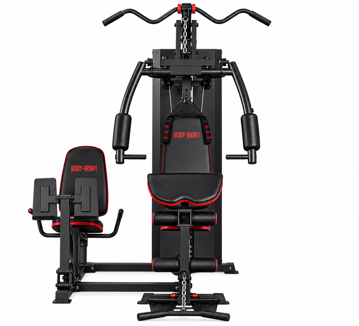 BodyIron® Multi Station Home Gym With Leg Press BHG6000