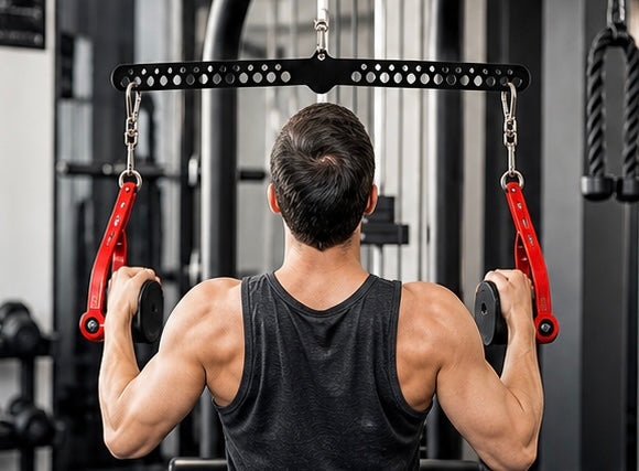 Adjustable Multi-Grip Lat Pulldown Spreader Bar