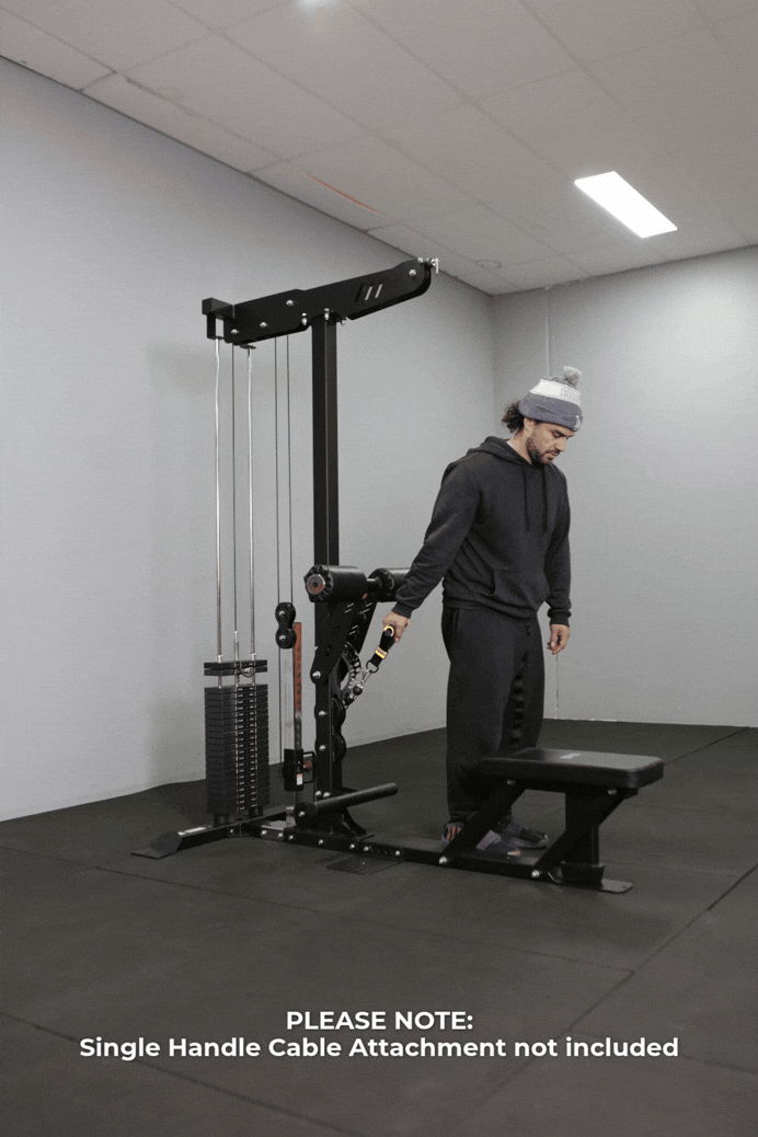 BodyIron® Commercial Lat Pull Down + FUNCTIONAL TRAINER FTB90 Combo