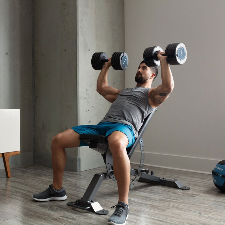 ProForm Adjustable Dumbbells 20kg Pair | 4kg–20kg Adjustable Dumbbell Set