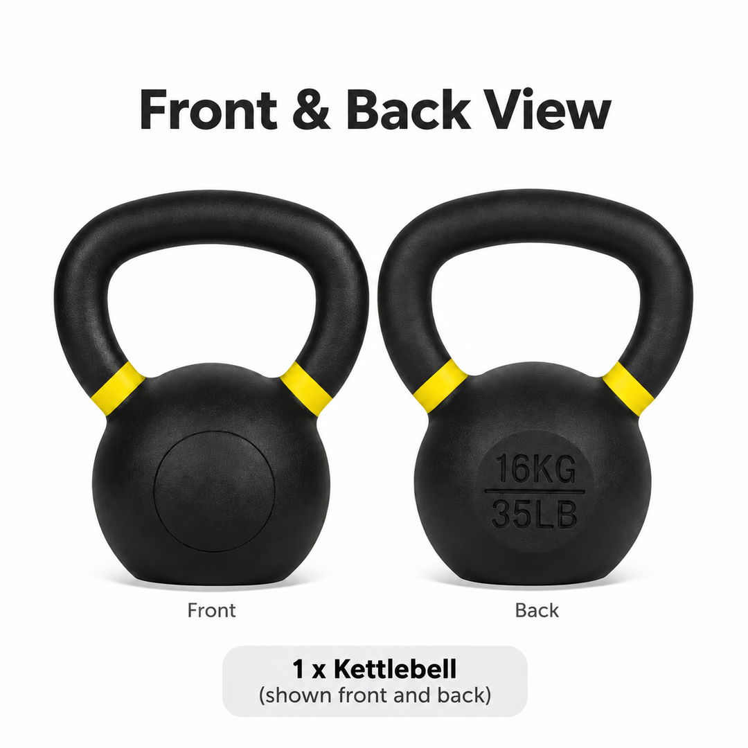 Premium Cast Iron Kettlebell 16KG