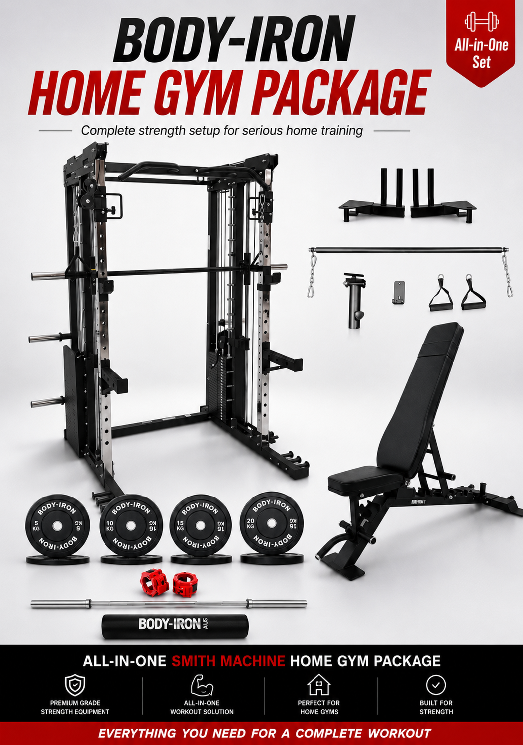 Functional Trainer Smith machine combo 