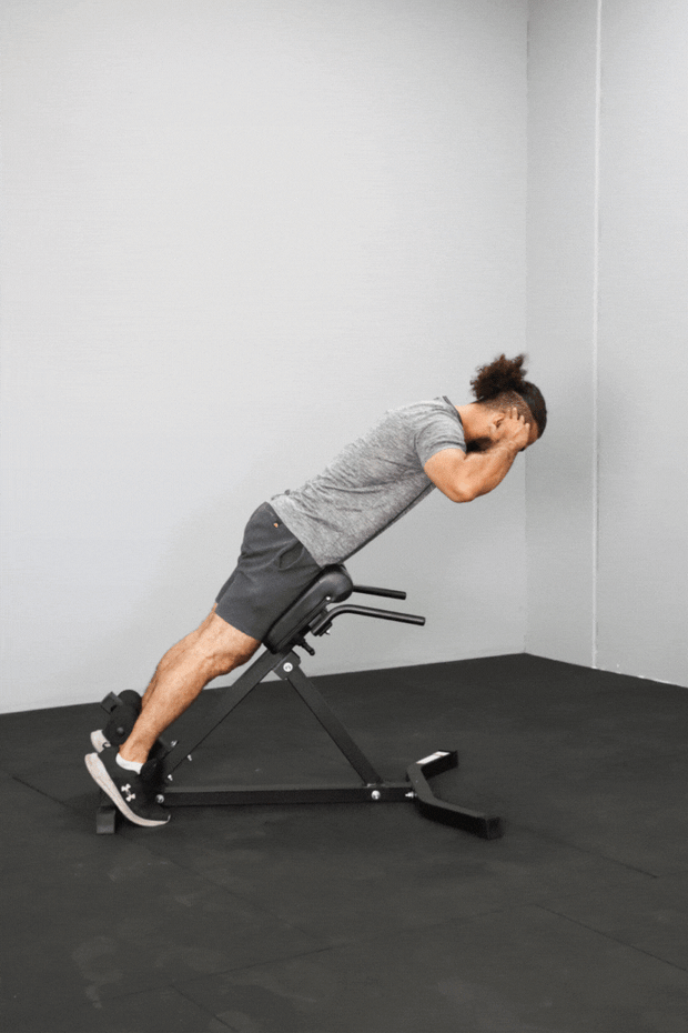 Body Iron Hyper Extension Bench World Fitness