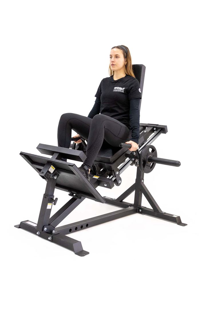 plate loaded standing leg press