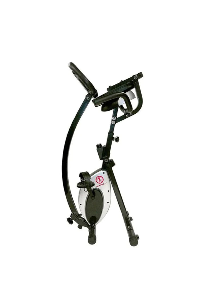Marcy MNS653 Foldable Bike folded in half