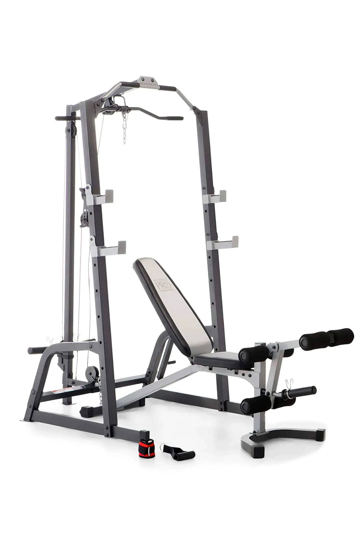 Half rack and gym bench package