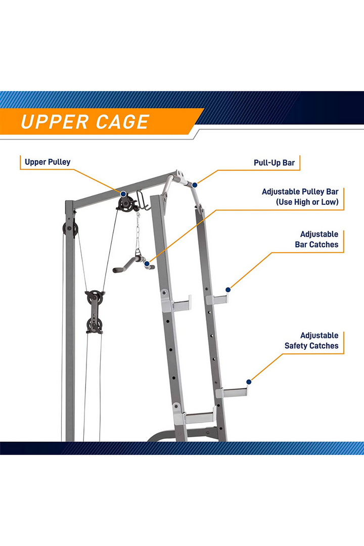 Marcy MPM5108 Deluxe Bench & Rack Combo