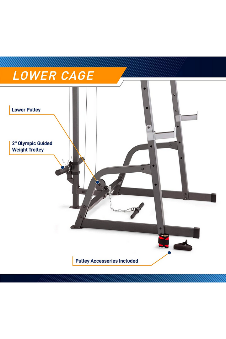 Marcy MPM5108 Deluxe Bench & Rack Combo