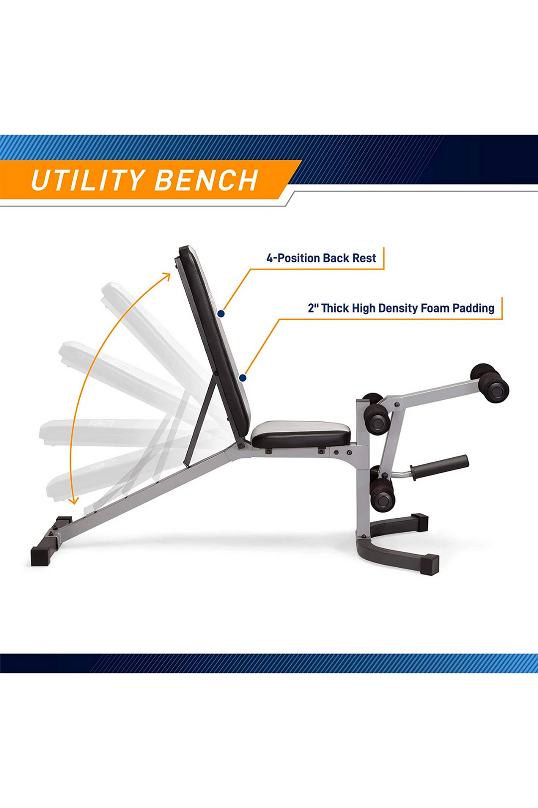 Marcy MPM5108 Deluxe Bench & Rack Combo