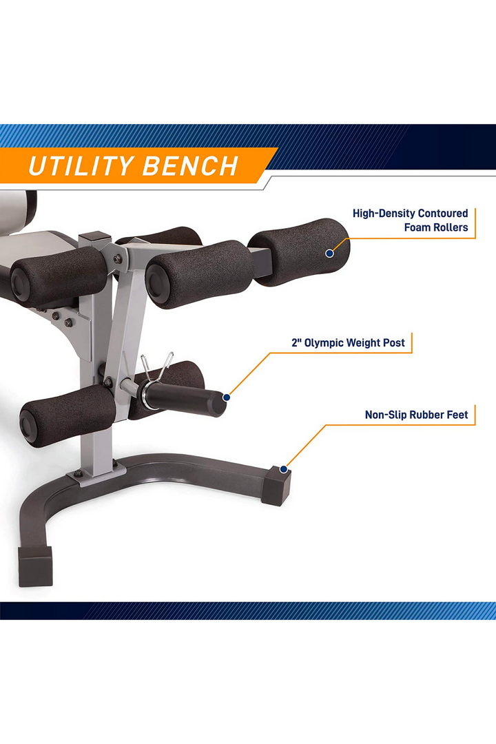 Marcy MPM5108 Deluxe Bench & Rack Combo