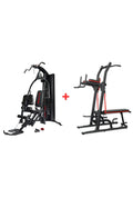 Next Fitness Home Gym NFHG-10350 + BodyIron® Ultimate Power Tower PT200