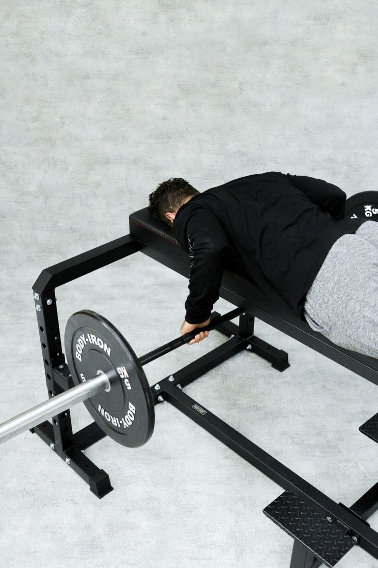 Body Iron Prone Row Bench