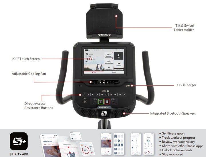 Spirit Recumbent Bike SXBR55ENT