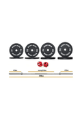 120kg Olympic Barbell & Bumper Plate Set