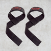 black and red lifting straps