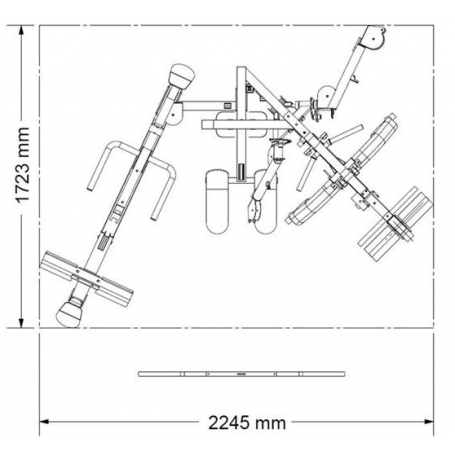 Bodycraft LGXLP - GX Leg Press Option