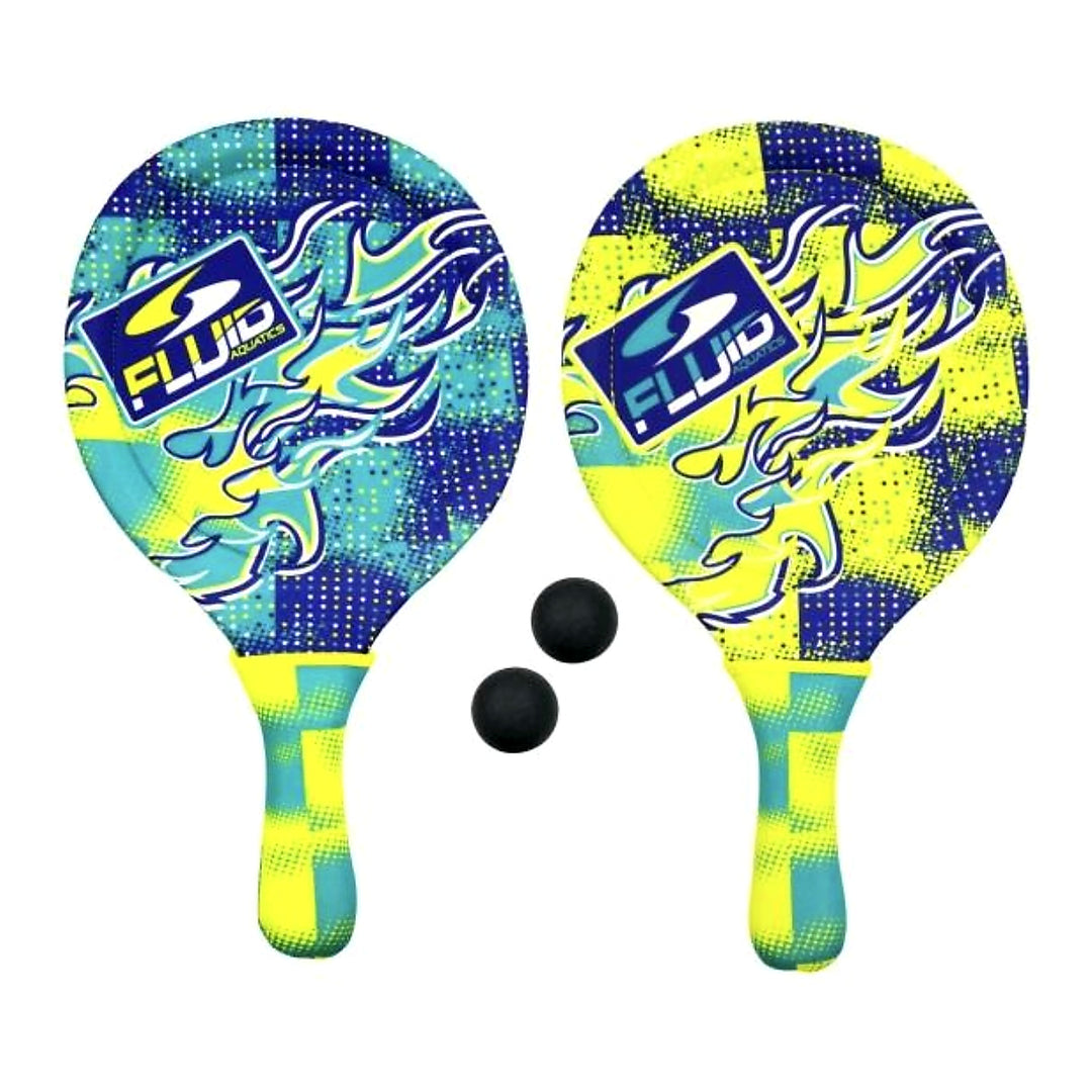 Fluid Beach Paddle Set 2 Paddles & 2 Balls – Outdoor Fun