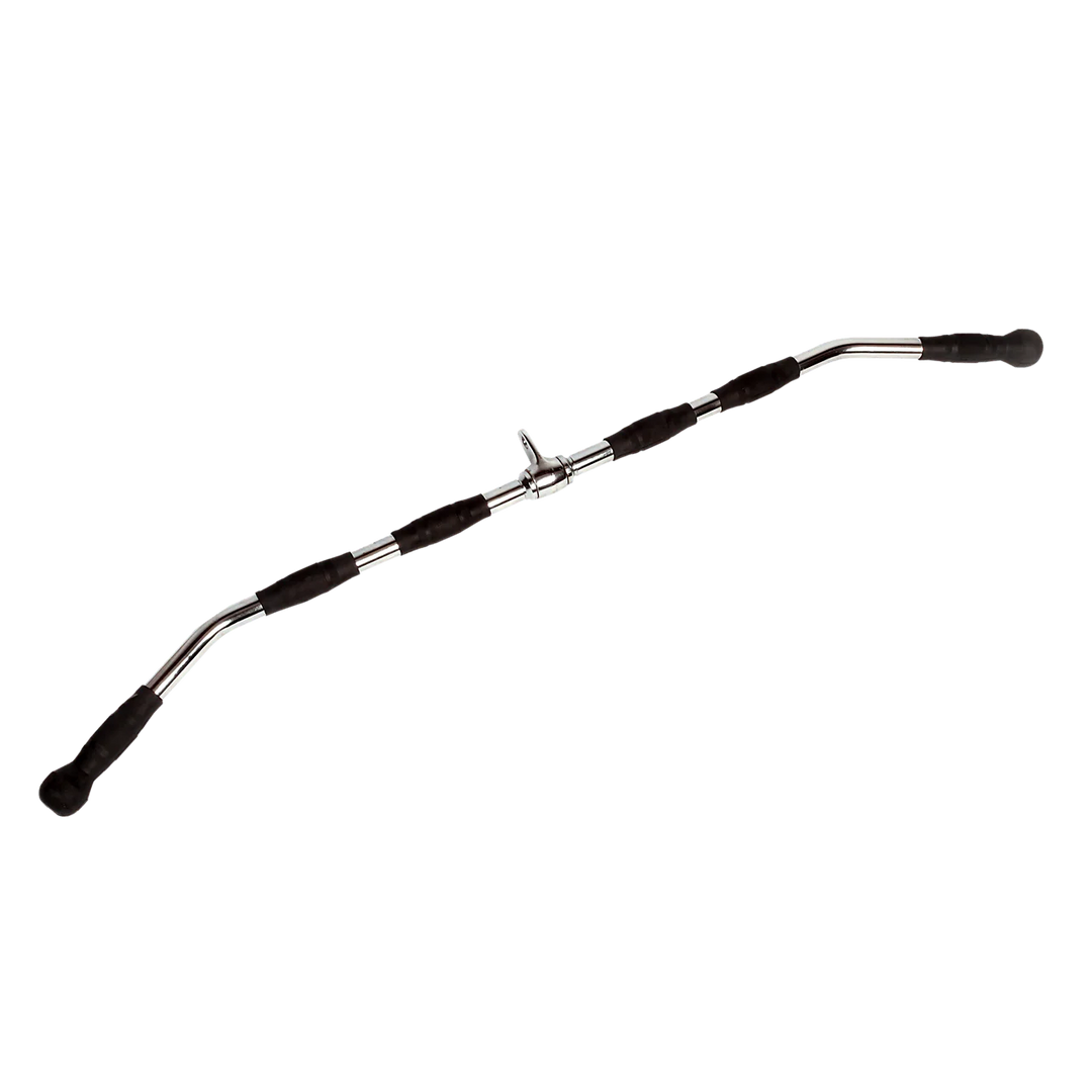 Body Iron Commercial 122cm Revolving Lat Pull Down Bar Cable Attachment