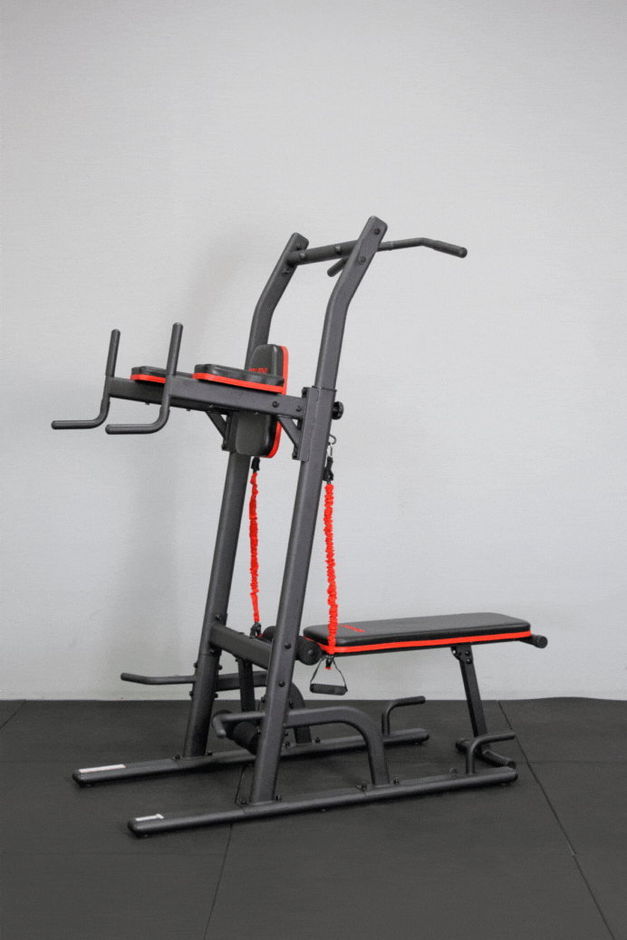 Next Fitness Home Gym NFHG-10350 + Body Iron Ultimate Power Tower PT200