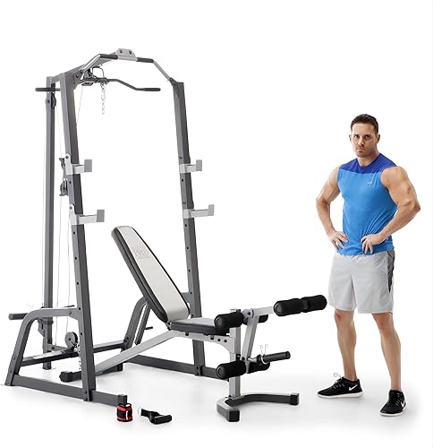Marcy MPM5108 Deluxe Bench & Rack Combo