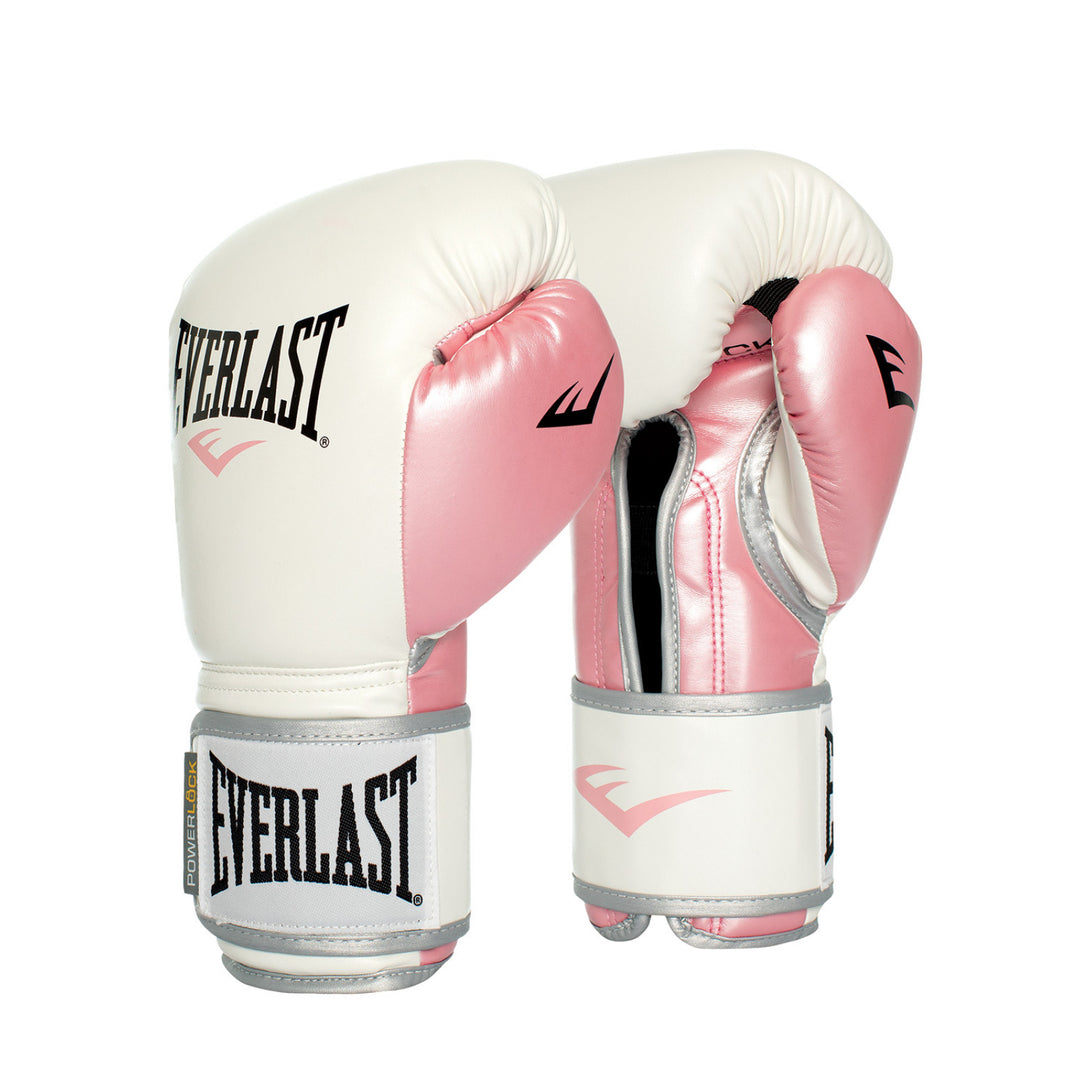 Everlast Prostyle Gants De Boxe Femme Rose/Blanc 8oz - Équipement Sportif