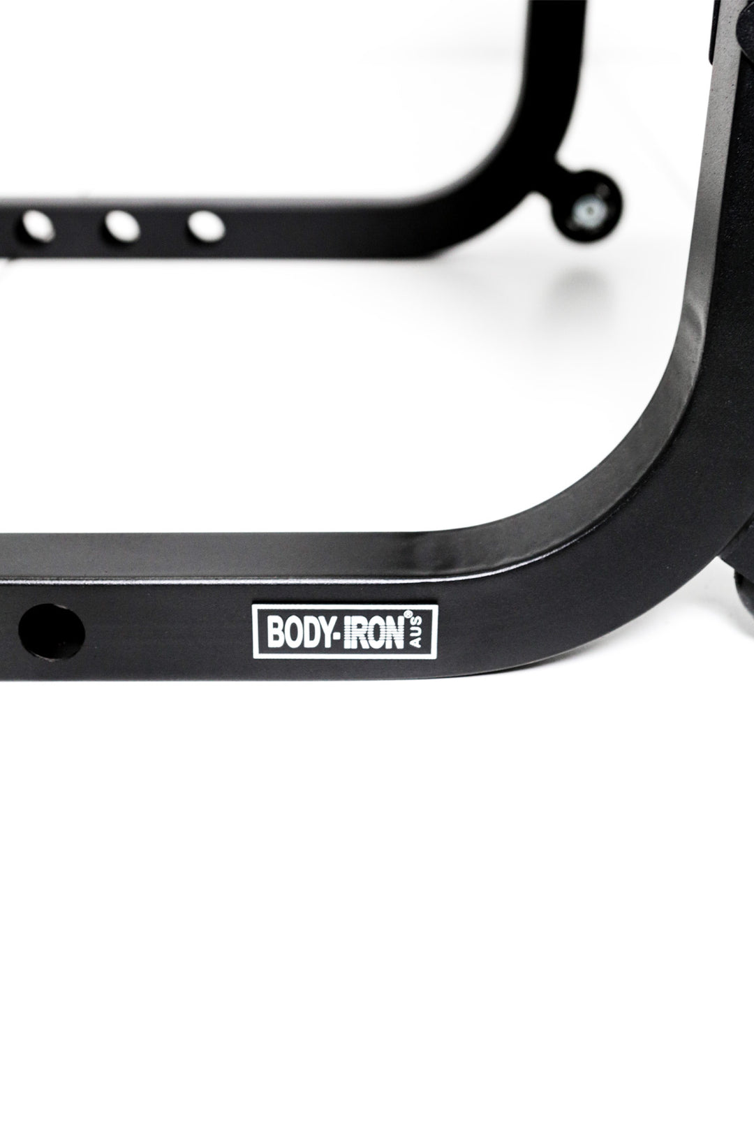 Body Iron branding on machine frame