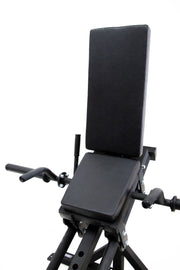 black foam seat on standing leg press