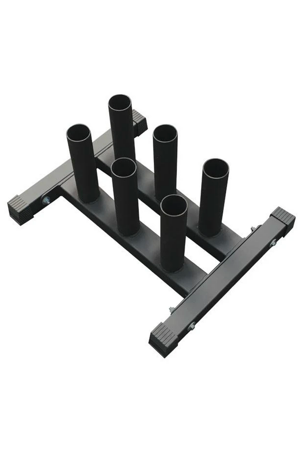 Black vertical Barbell Rack