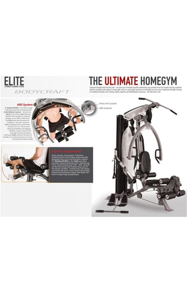 Bodycraft elite multi online gym