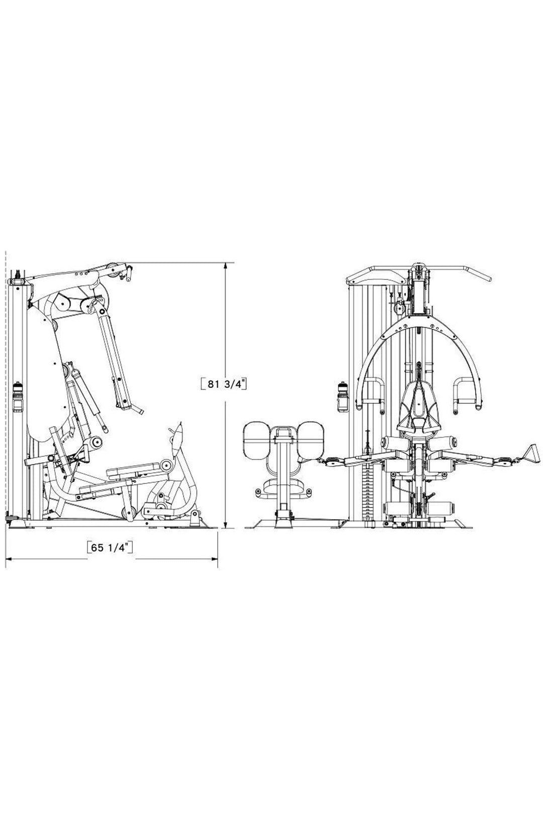 Bodycraft LGXP Pro Multi Gym – World Fitness - Main Image
