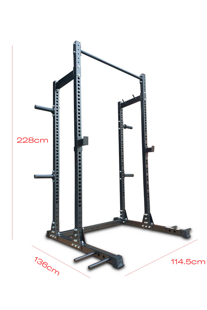 measurements of Body Iron Commercial Half Rack HLR22