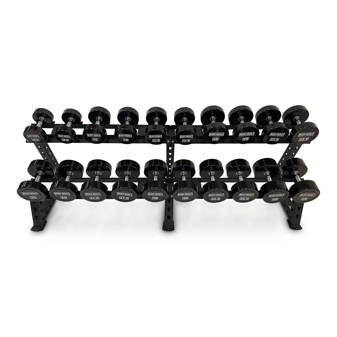 Body Iron 475kg Commercial Club CPU Dumbbell Set with Optional Rack